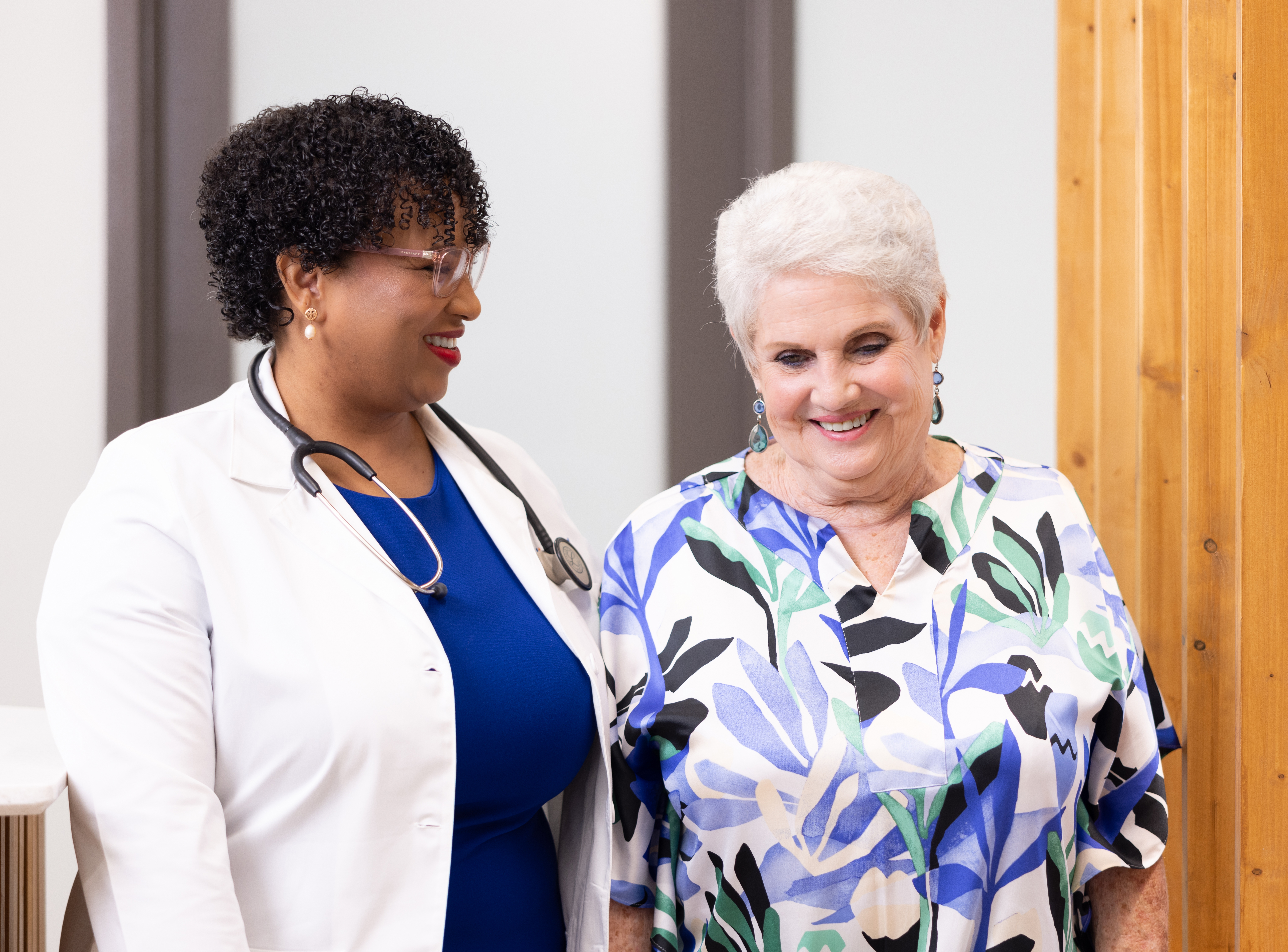 Dr.Neil and a patient