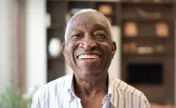 A smiling older man