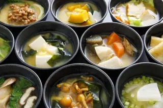 Bowls of soups